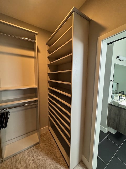 Floor to Ceiling Shoe Rack
