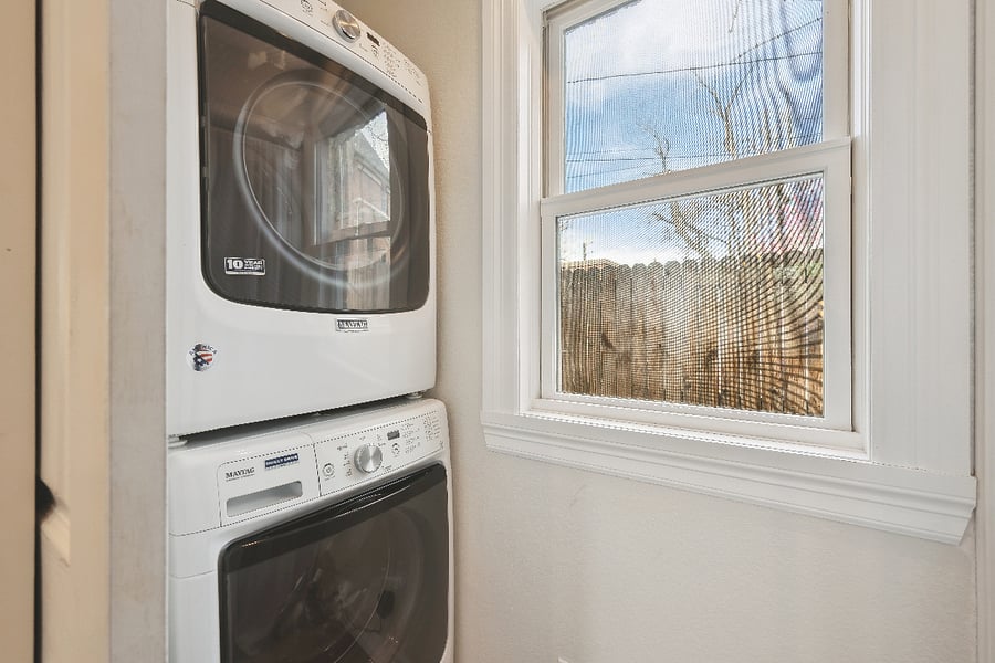 Washer and dryer in separate room