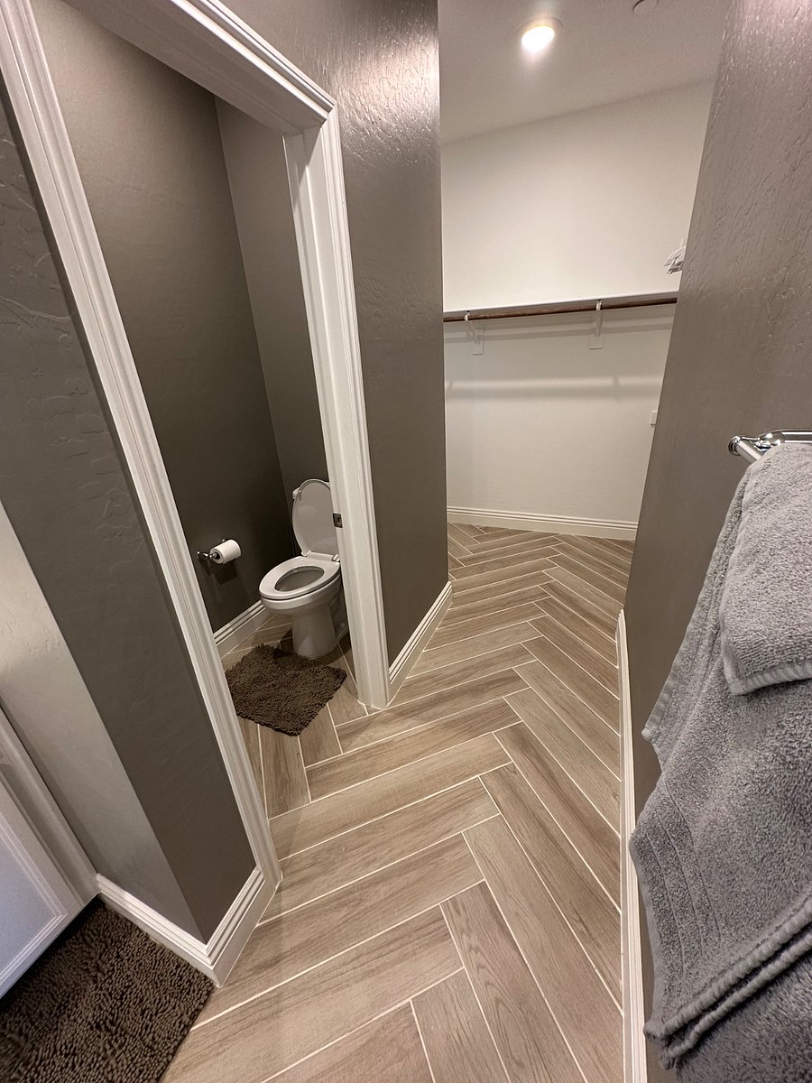 Master Bathroom Toilet and Closet Entry
