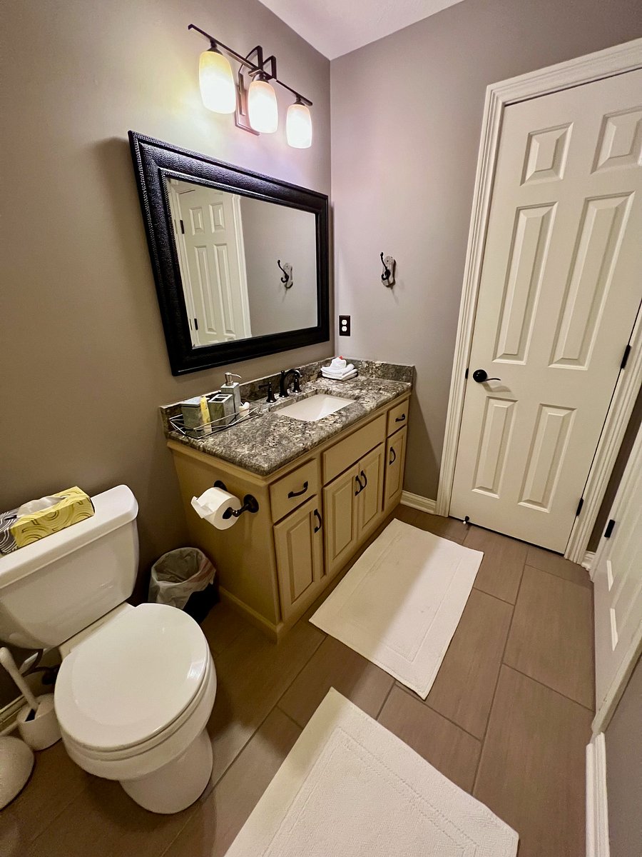 private, updated bathroom