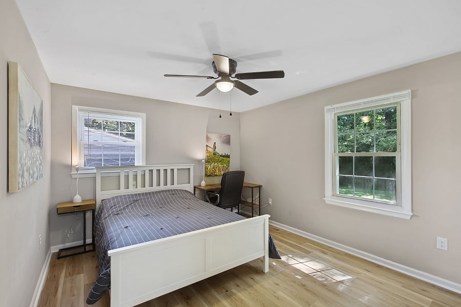 Master Bedroom - with work station 
