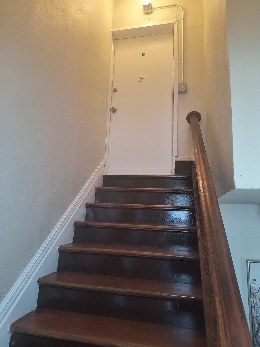 entry from the stairs