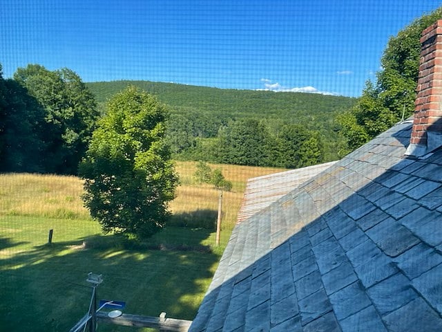 View from the bedroom window