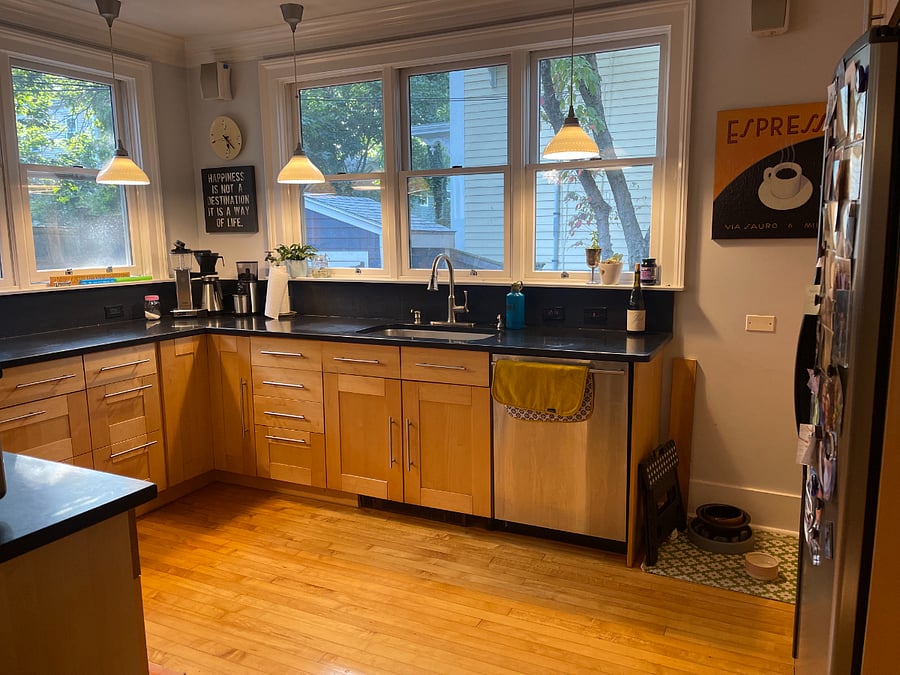 Kitchen with all amenities.
