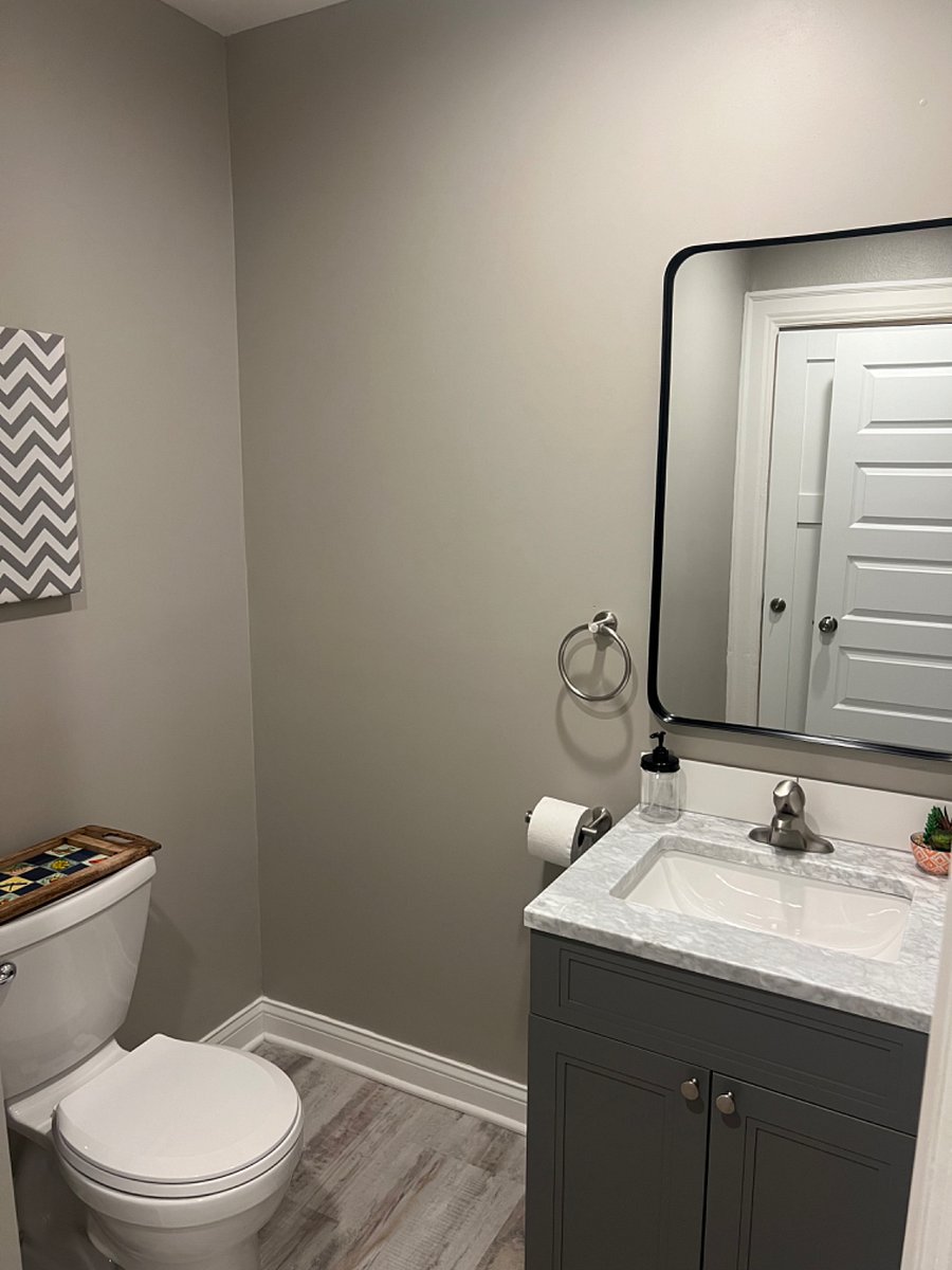 half bathroom--first floor