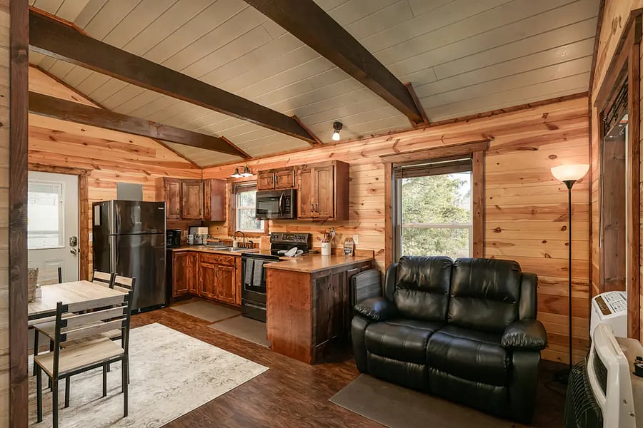 Open concept living area
