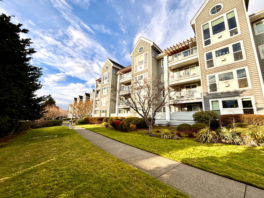 Surround yourself with the beauty of meticulously manicured grounds that envelop the property in a lush, serene ambiance.