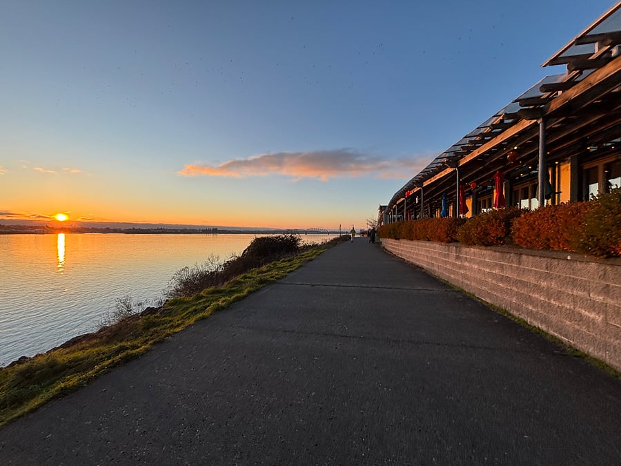 Morning walks and sunrises on the boardwalk only footsteps away from your doorstep.