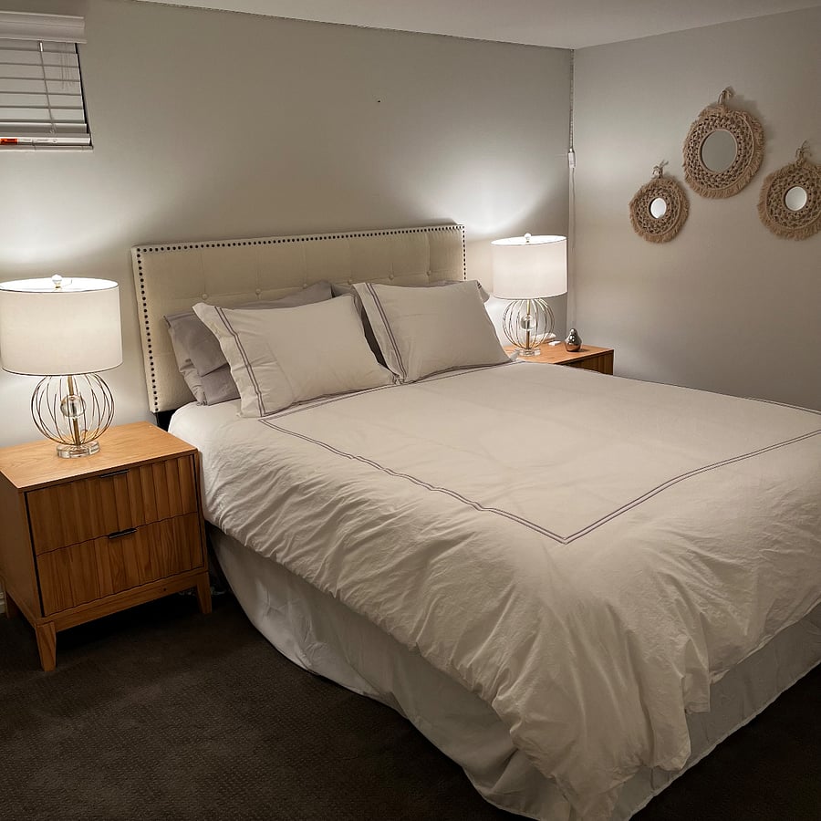 Master Bedroom - King bed.