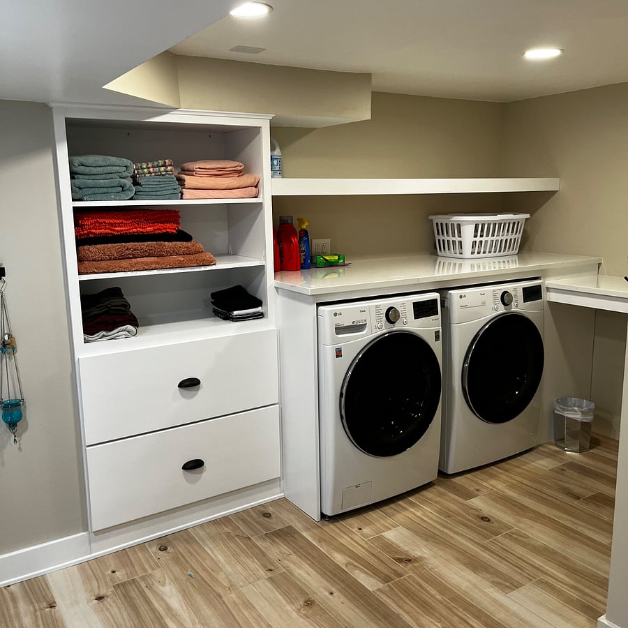 Downstairs Laundry Room.