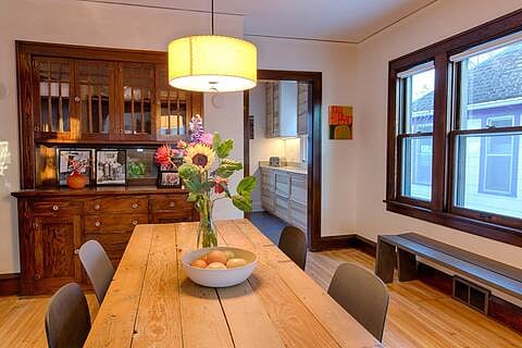 Our dining room is at the heart of our guesthouse, a place to gather, connect and be nourished! 