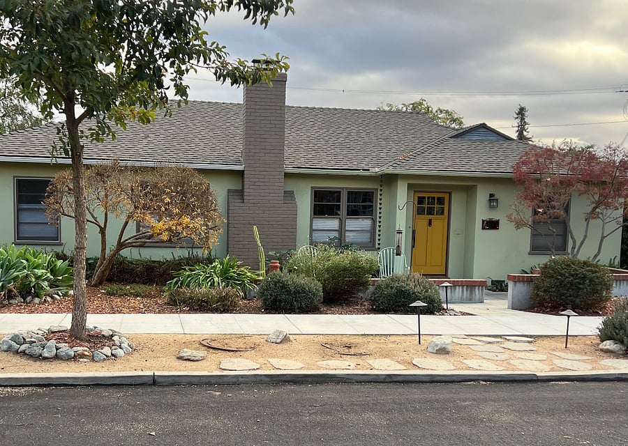 Front of house.