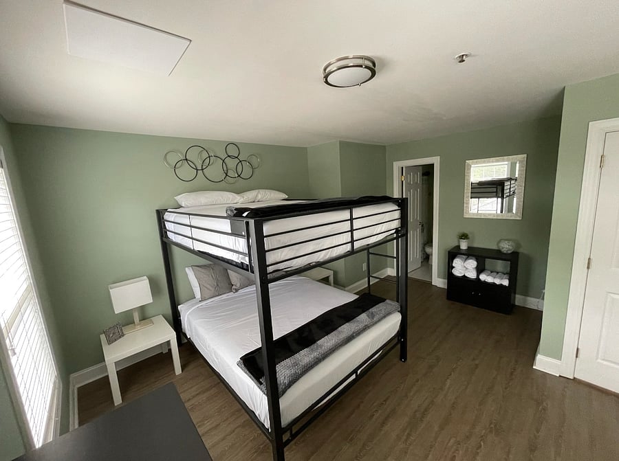 Seocnd Floor Guest Bedroom with private bath