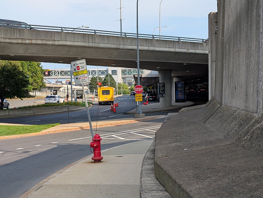walk to airport