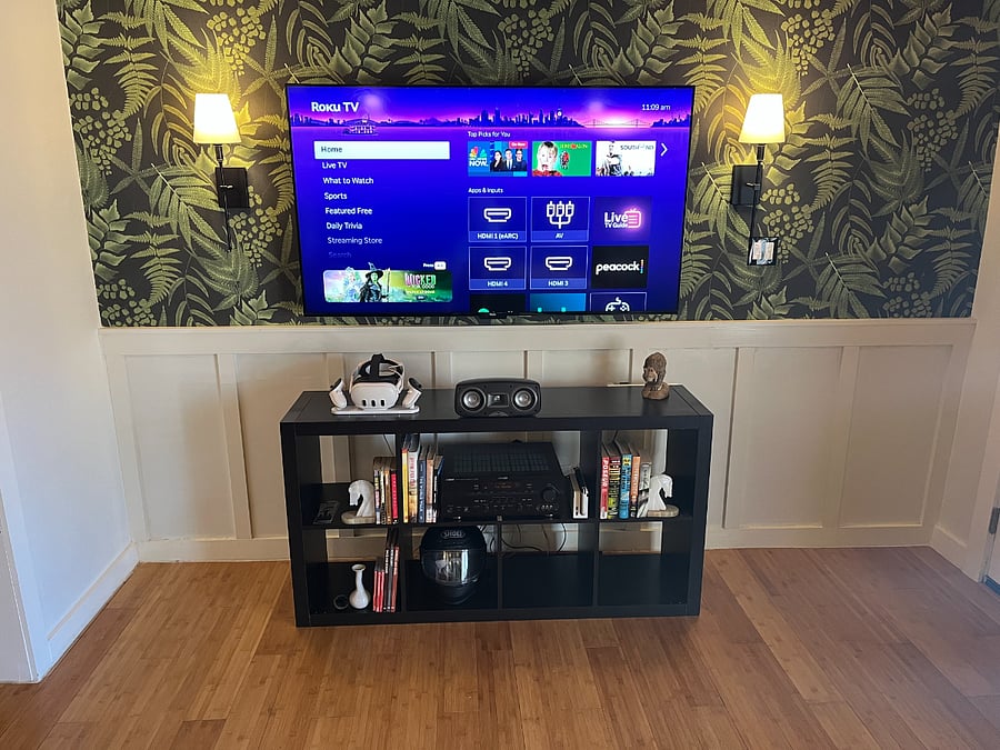 65" TV with 5.1 surround sound