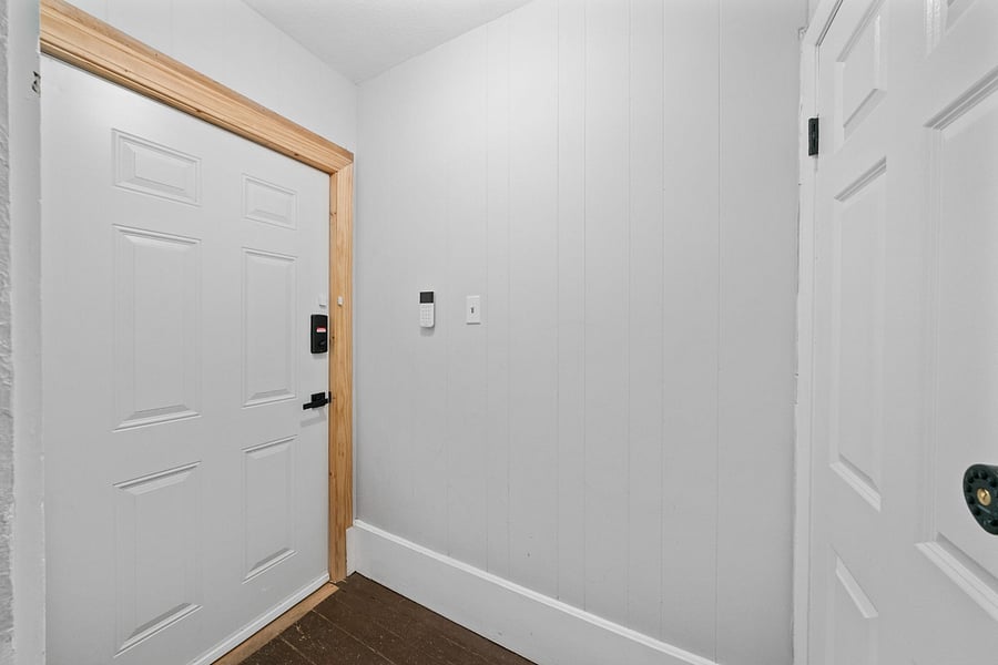Back entry door to the house, and entry to the apartment (both keyless entry!)