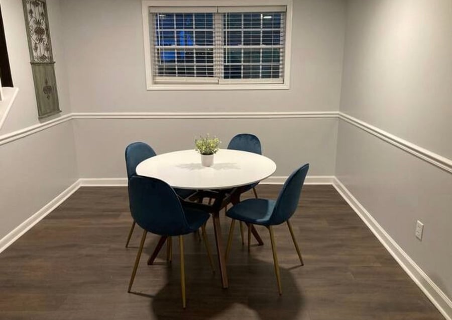Family room eating/workspace