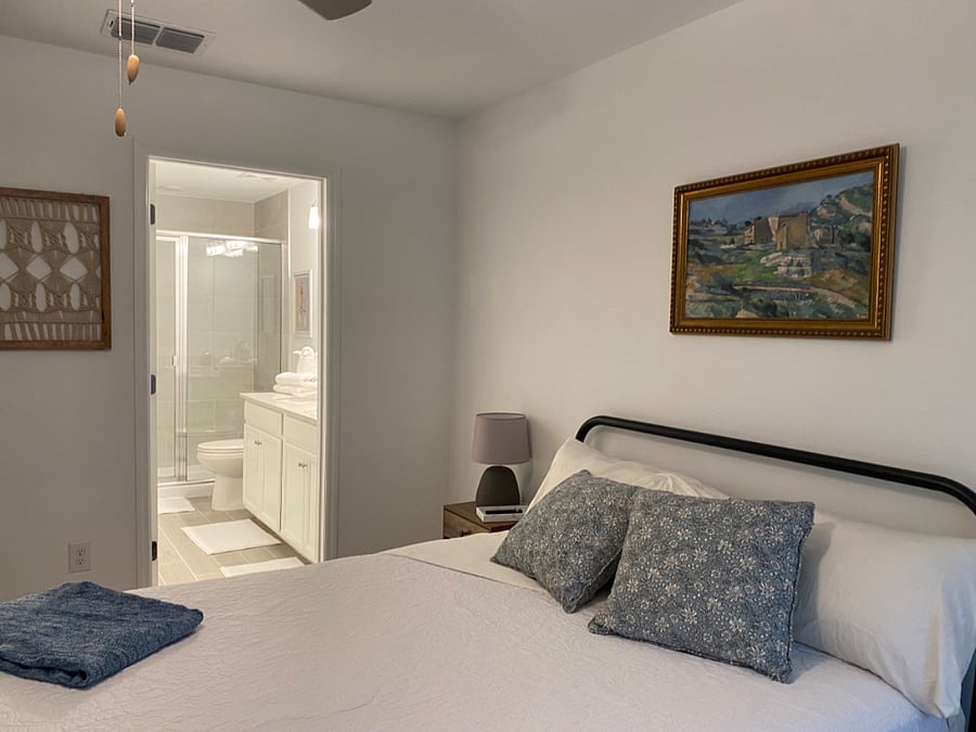 Enjoy the convenience of an ensuite bathroom in the main bedroom, complete with double vanities and a generously sized shower.