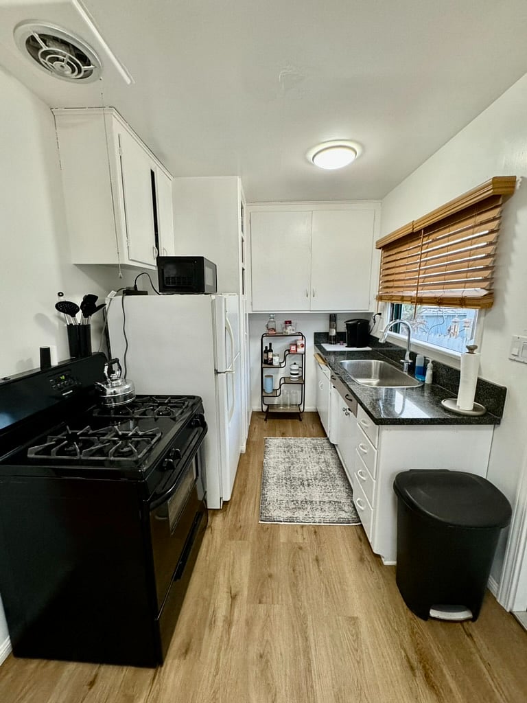 Fully stocked kitchen