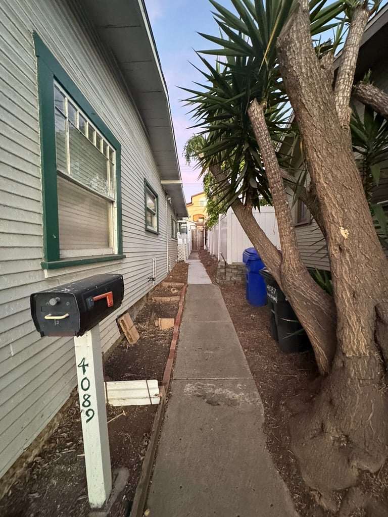 Walkway to home