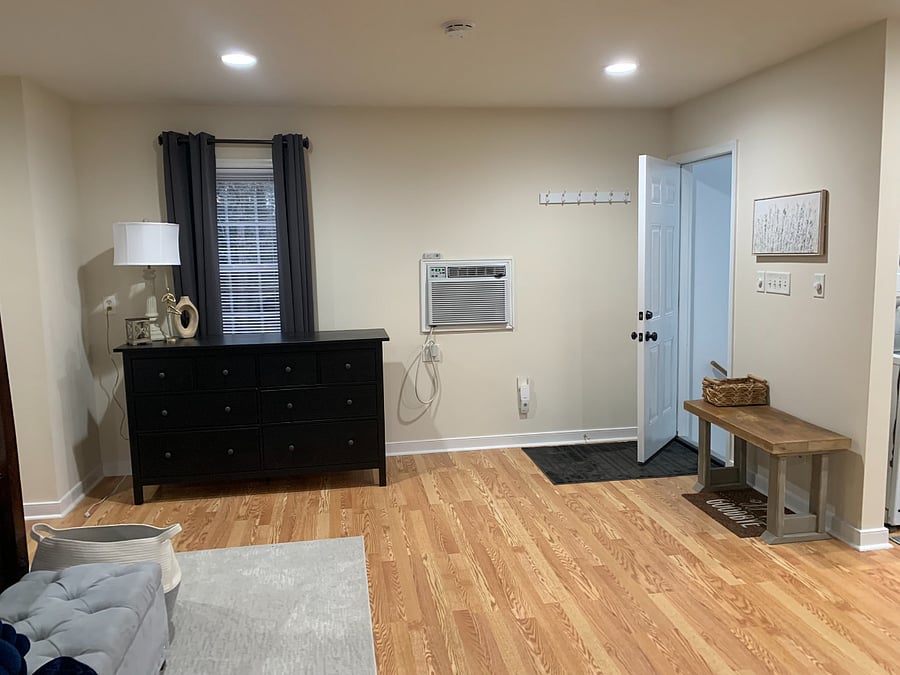 chest of drawers, HVAC unit 
