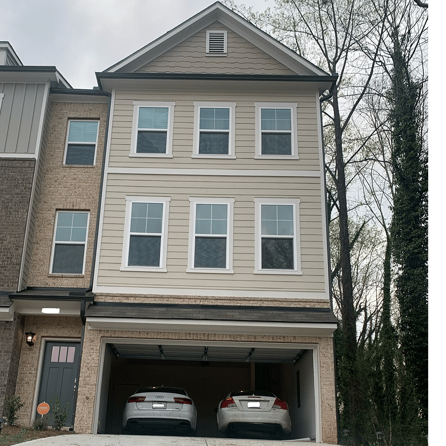 Two car garage. Please note that this home has steps to each level.