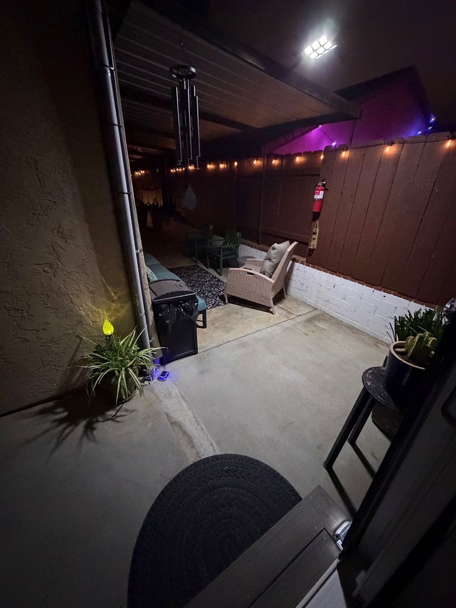 Patio area right outside the bedroom area. 