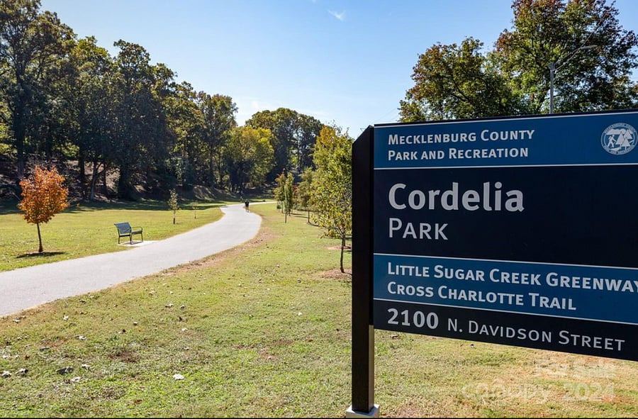 Little Sugar Creek Greenway is just two blocks away!