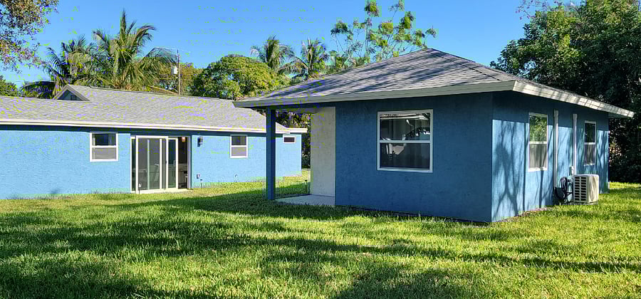 Front and back house