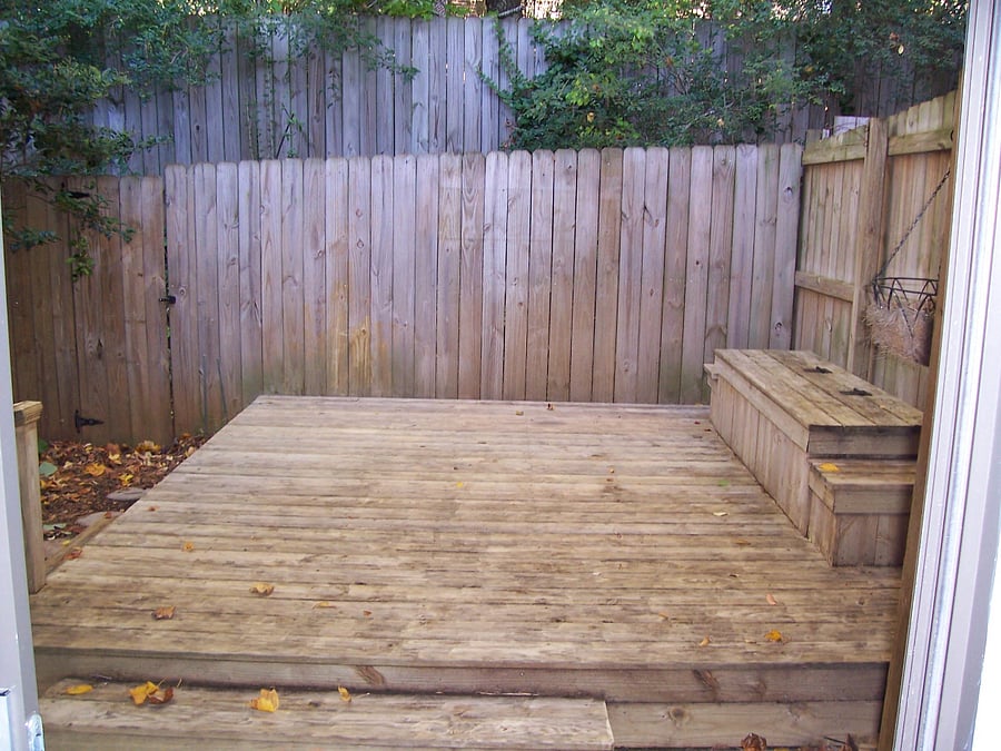 Back deck
