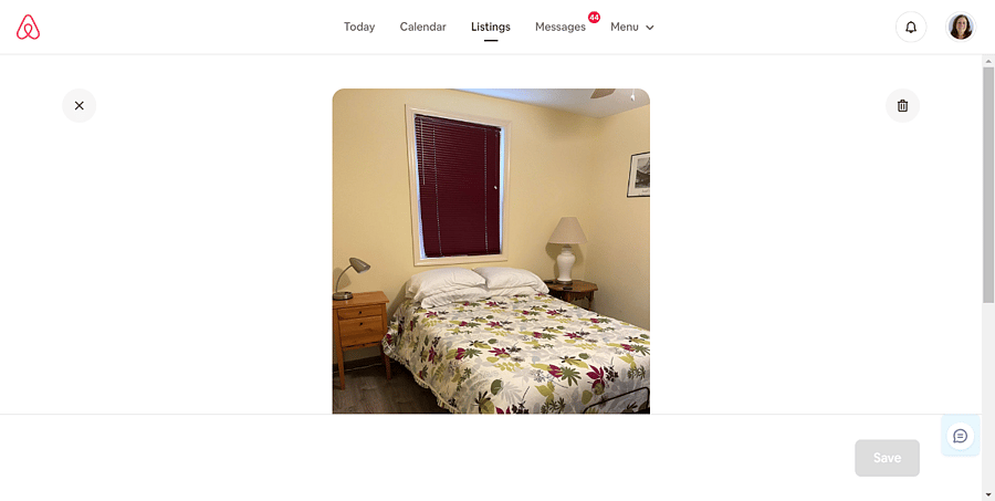 Bedroom 1 with queen bed