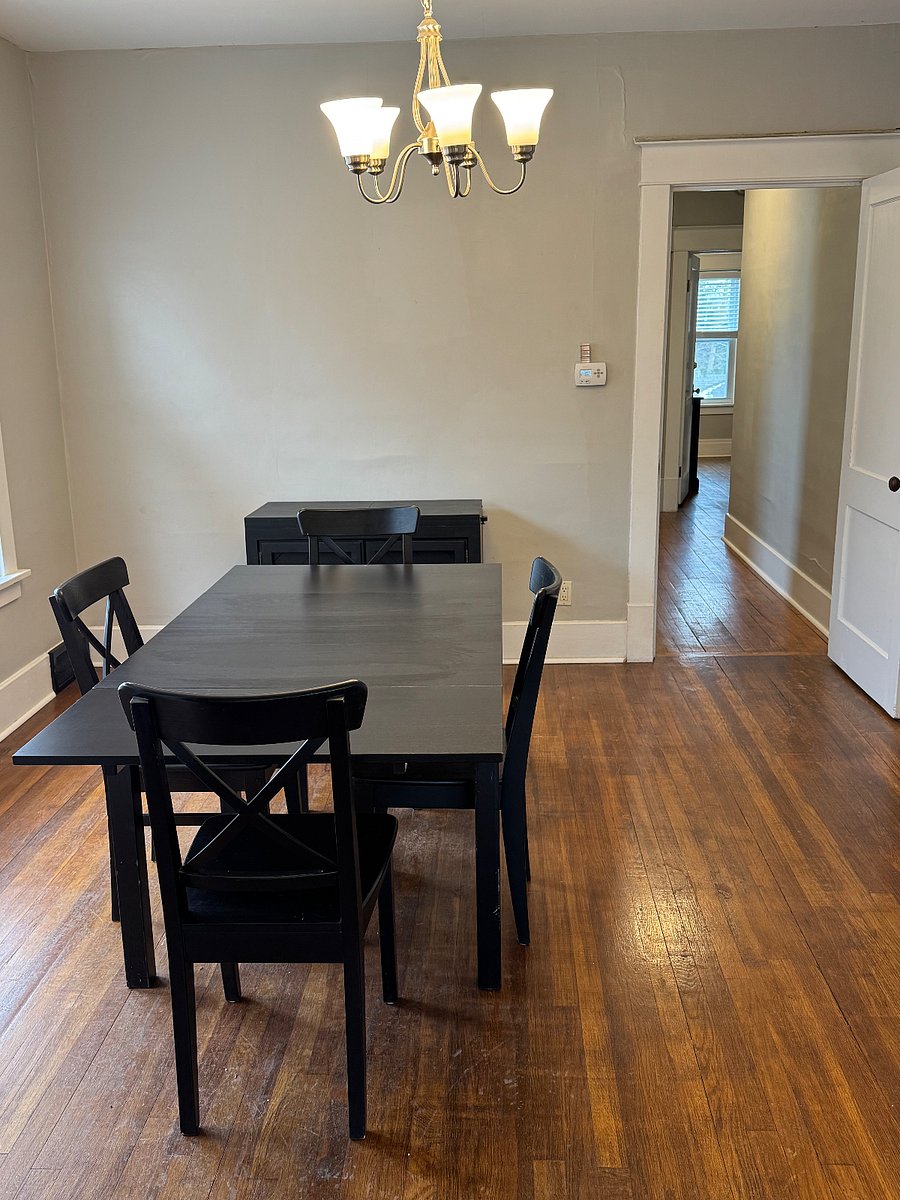 Spacious dining room