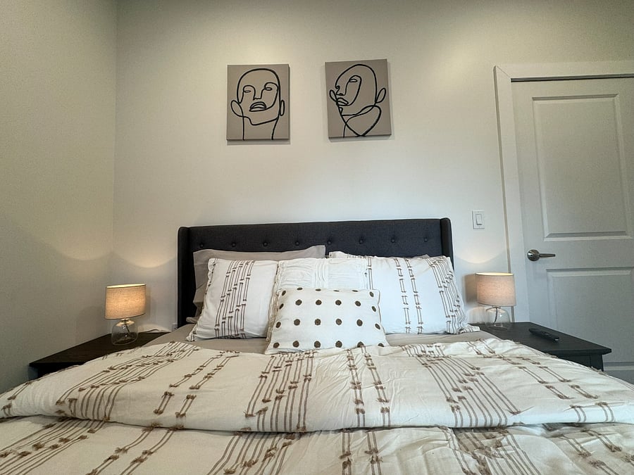 2nd bedroom, queen bed.