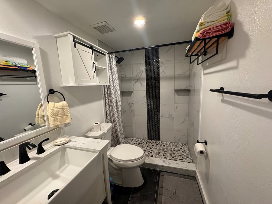 Your private bathroom