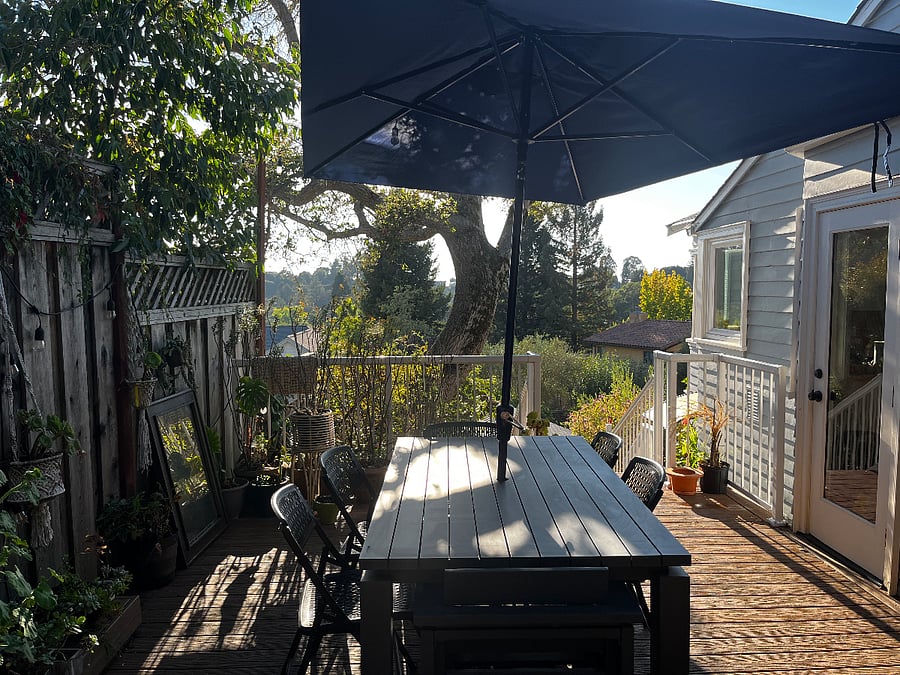 Patio from the kitchen