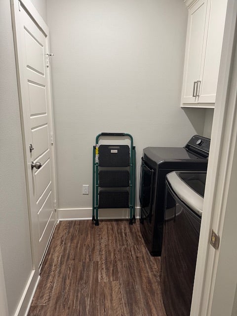 Laundry room with large washer and dryer
