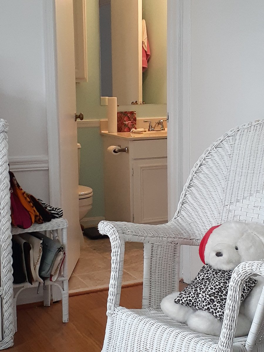 Bedroom 2 connects to spacious private bath with tub shower