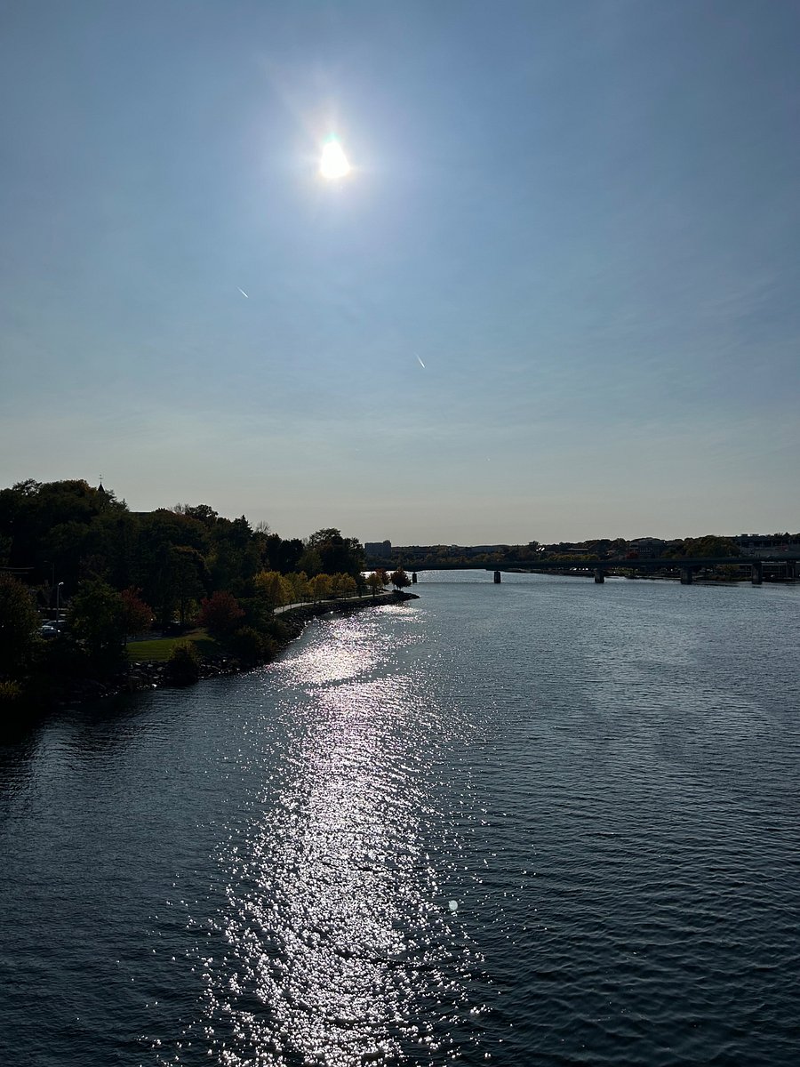 View from the bridge near the house