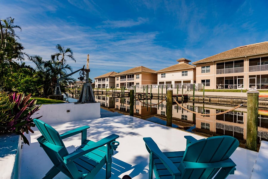 Enjoy a peaceful cup of coffee on the dock.  