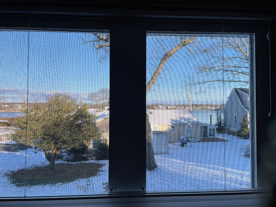 View from kitchen window