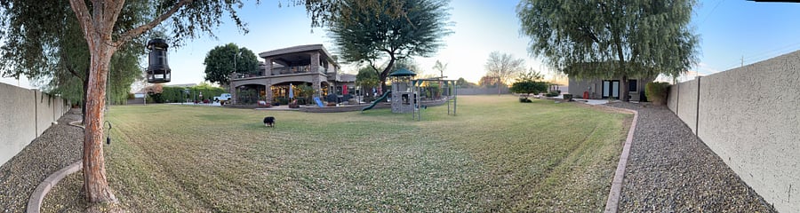 Shared Diving pool, bbq area & monster basketball court