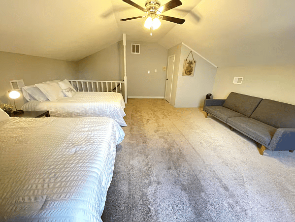 Bedroom #4-front room over garage