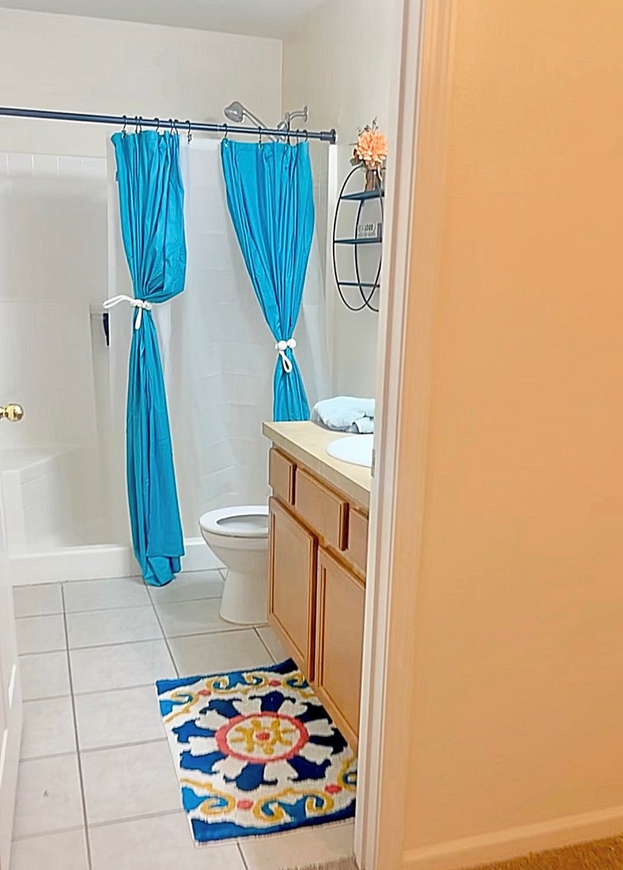 Master bath located inside Master bedroom 