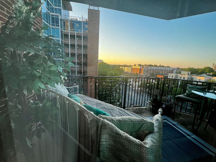 View from balcony