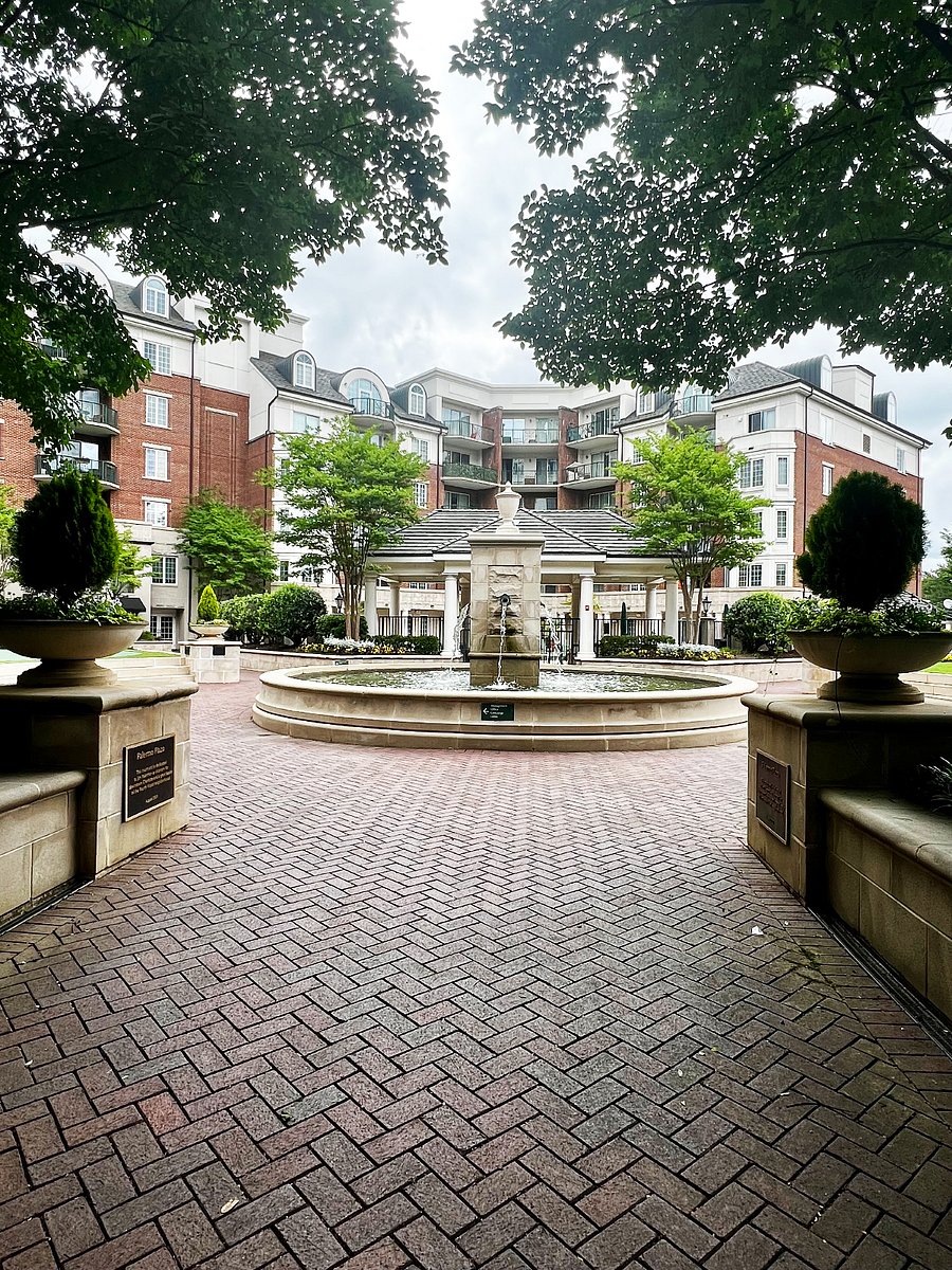 Courtyard fountain