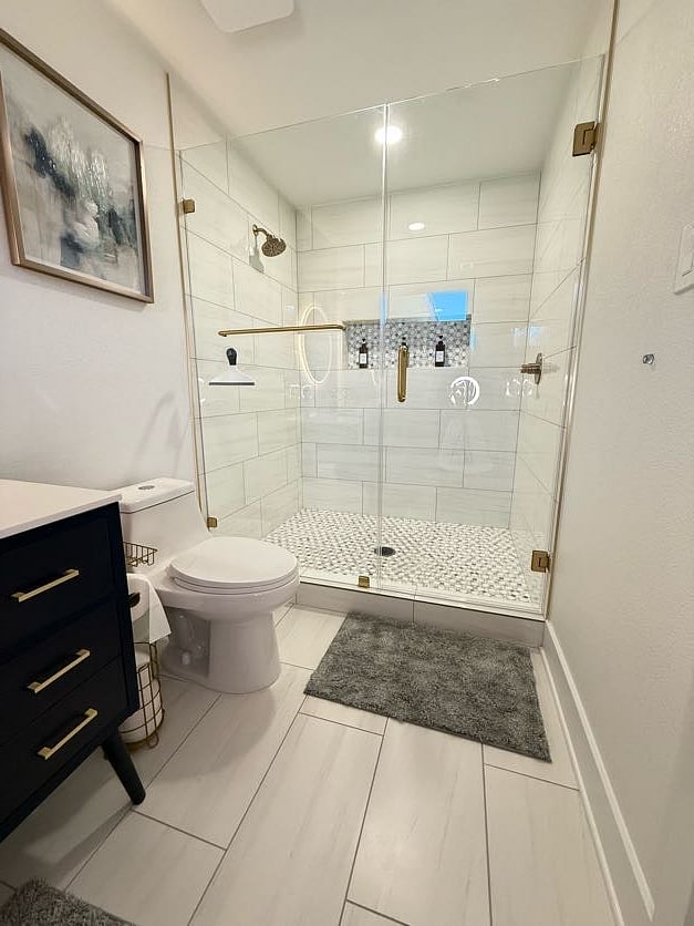 Stepping into a little slice of paradise. This shower is the ultimate relaxation zone.