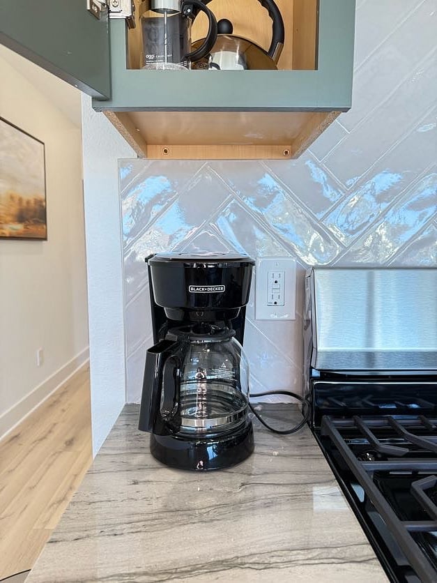 But first, coffee. My favorite corner in the kitchen!
