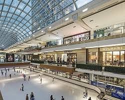 Galleria for shopping and ice skating