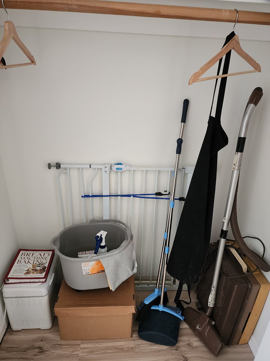 Coat closet upstairs.