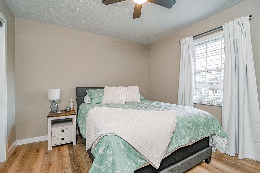 Guest Bedroom #2.  Queen with Premium Ashley Furniture Hybrid Mattress